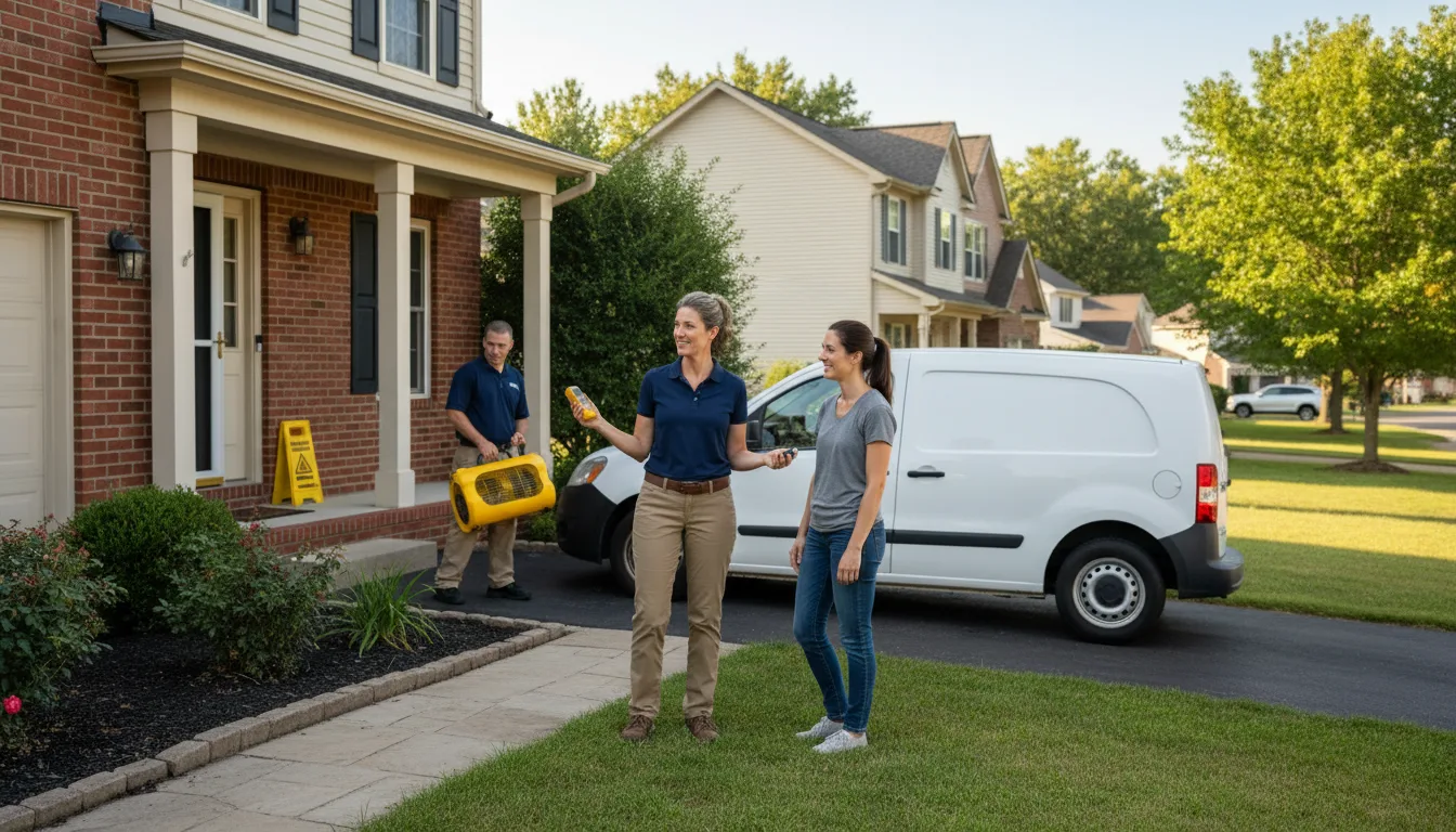 Residential water damage restoration in Foreston, MN